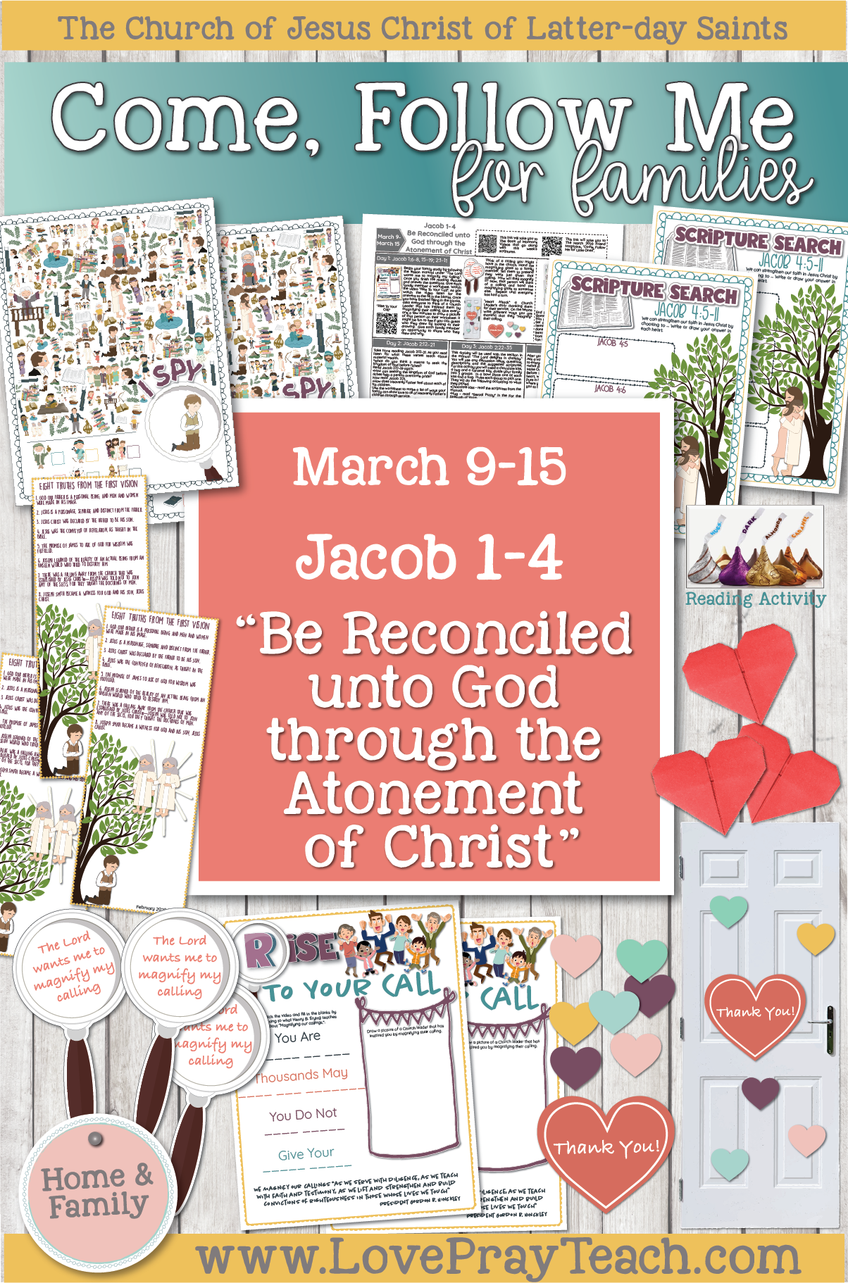 Come, Follow Me—For Individuals and Families: Book of Mormon 2020 March Week 3: March 9–15 Jacob 1-4 “Be Reconciled unto God through the Atonement of Christ”